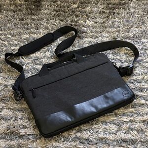 Dell Charcoal and Black Laptop Bag